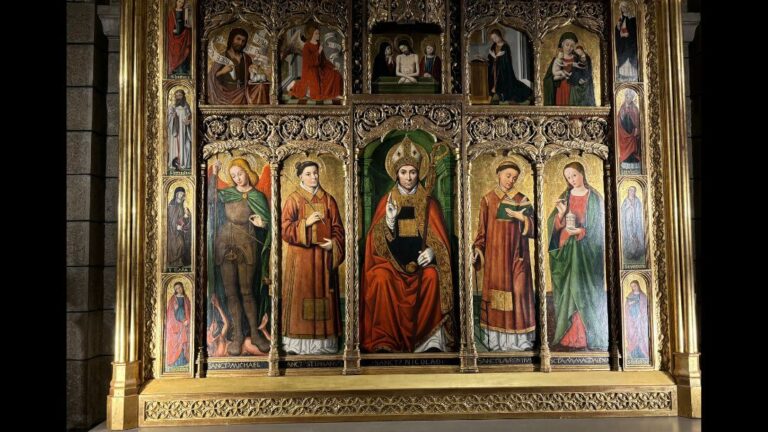 Le retable représentant Saint-François dans la cathédrale de Monaco